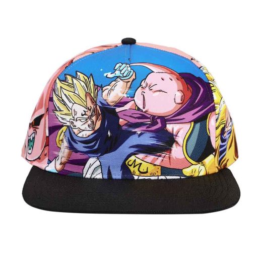 Picture of Dragon Ball Z Sublimated Print Flat Bill Snapback
