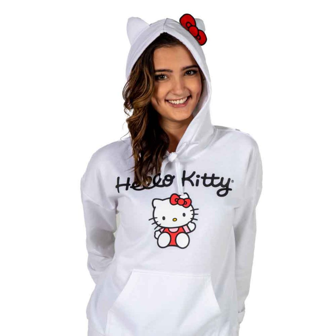 Kitty hoodie with ears best sale