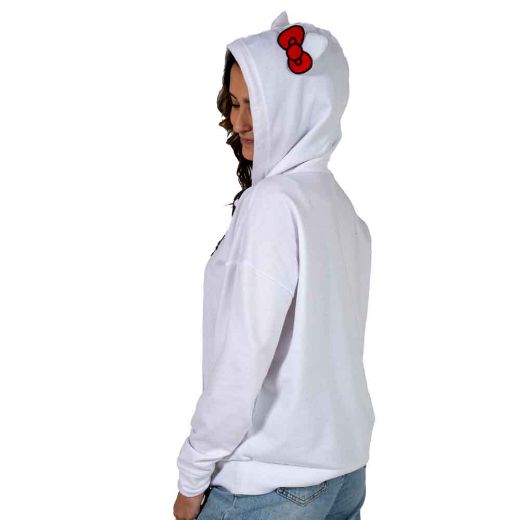 Picture of Hello Kitty 3D Ears Juniors Cosplay Hoodie