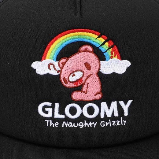 Picture of Gloomy Bear Embroidered Rainbow Trucker