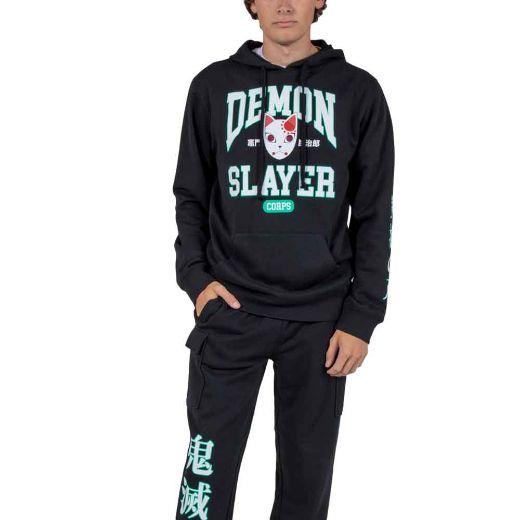 Picture of Demon Slayer Fox Mask Hoodie & Jogger Combo