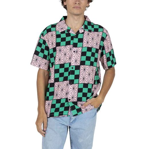 Picture of Demon Slayer Tanjiro & Nezuko Pattern Pre-pack Button Up