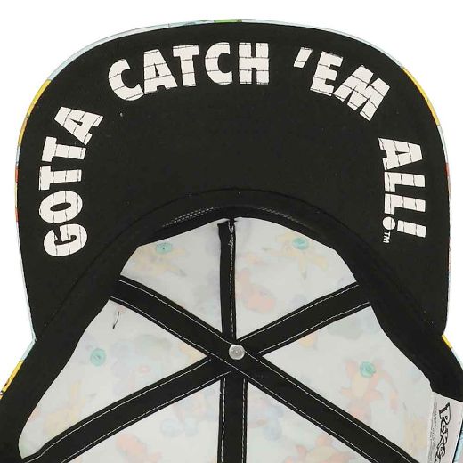 Picture of Pokemon AOP Character Flat Bill Snapback