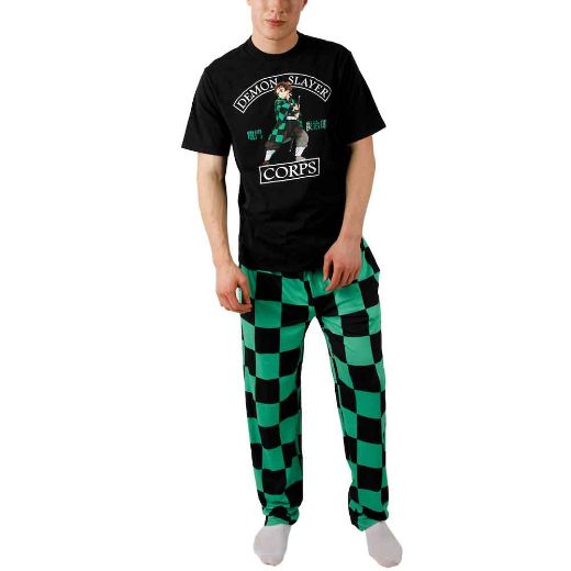 Picture of Demon Slayer Tanjiro Tee & Pant Sleep Set