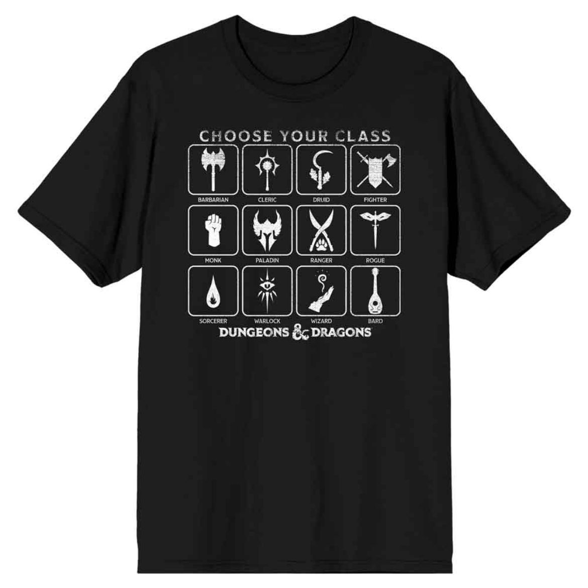 Picture of Dungeons & Dragons Chose Your Class Unisex Pre-pack Tee 