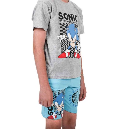 Picture of Sonic the Hedgehog Checkered Youth Tee & Shorts Set