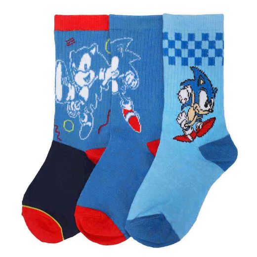 Picture of Sonic Youth 3 Pair Crew Socks