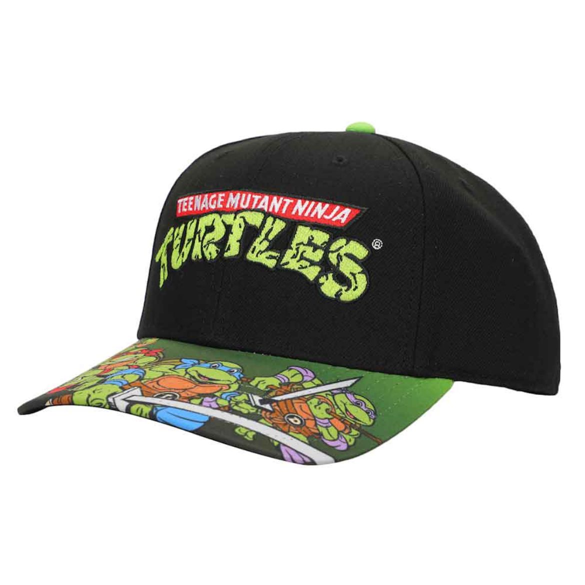 Picture of Teenage Mutant Ninja Turtles Classic Pre-Curved Bill Snapback
