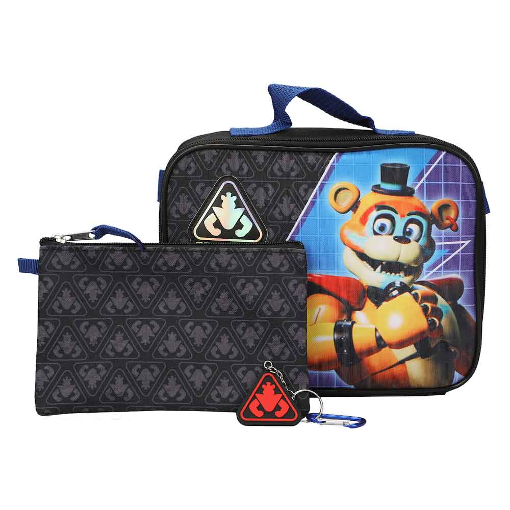 Five Nights At Freddy's FNAF School Backpack Lunch Box Water