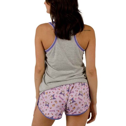 Picture of Kuromi Milkshake Juniors Tank Top & Short Sleep Set 