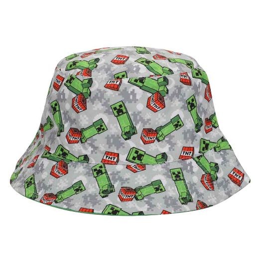 Picture of Minecraft Creeper AOP Youth Bucket Hat