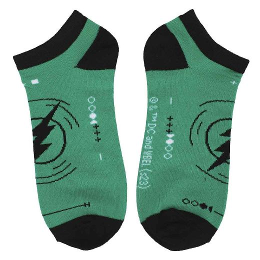 Picture of DC Comics The Flash Worlds Collide 5 Pair Ankle Socks