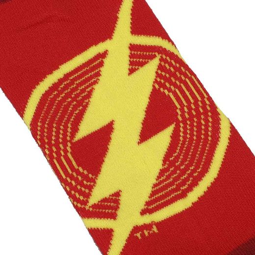 Picture of DC Comics The Flash Worlds Collide 5 Pair Ankle Socks