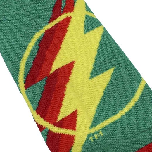 Picture of DC Comics The Flash Worlds Collide 5 Pair Ankle Socks
