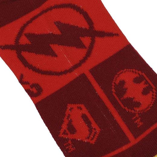 Picture of DC Comics The Flash Worlds Collide 5 Pair Ankle Socks