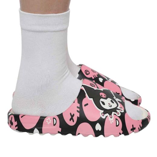 Picture of Kuromi AOP Juniors Cloud Slide Sandals