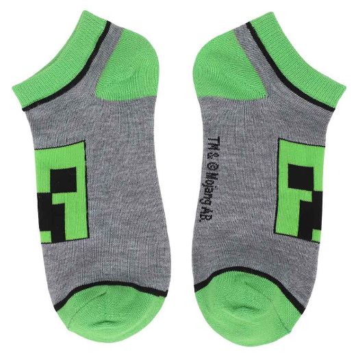 Picture of Minecraft Characters 5 Pair Ankle Socks