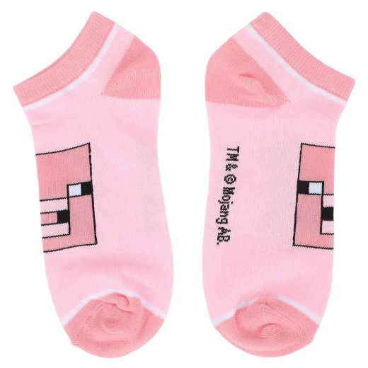 Picture of Minecraft Characters 5 Pair Ankle Socks