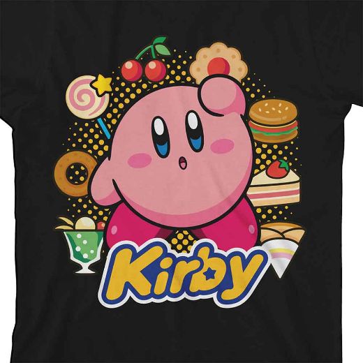 Picture of Kirby Junk Food Unisex Youth Tee