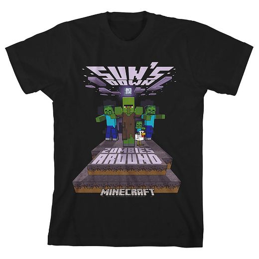 Picture of Minecraft Sun's Down Unisex Youth Tee