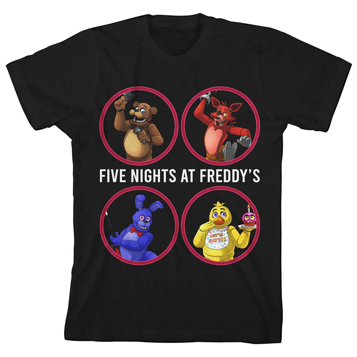 Picture of Five Nights at Freddy's Characters Unisex Youth Tee