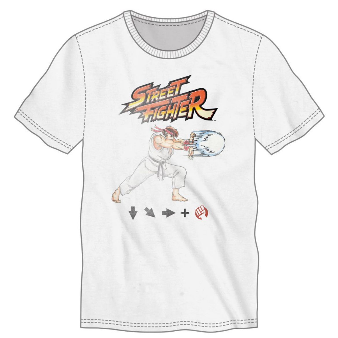 Picture of Street Fighter Classic Gaming Move Unisex Tee