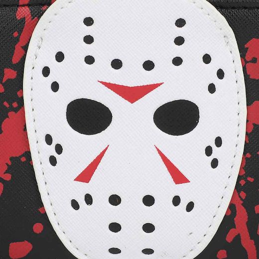 Picture of Friday The 13th Jason Mini Zip Around Wallet