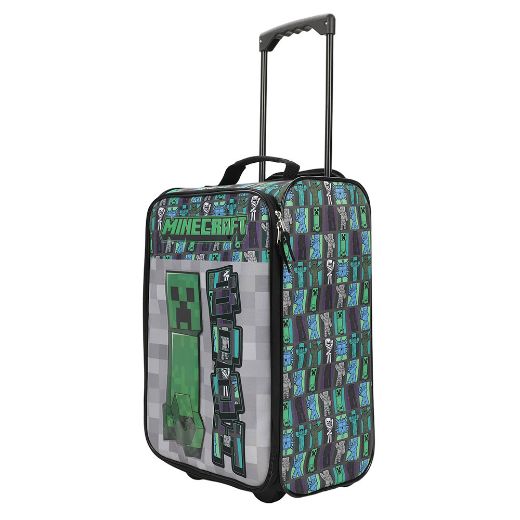 Picture of Minecraft Creeper Soft Sided Rolling Luggage