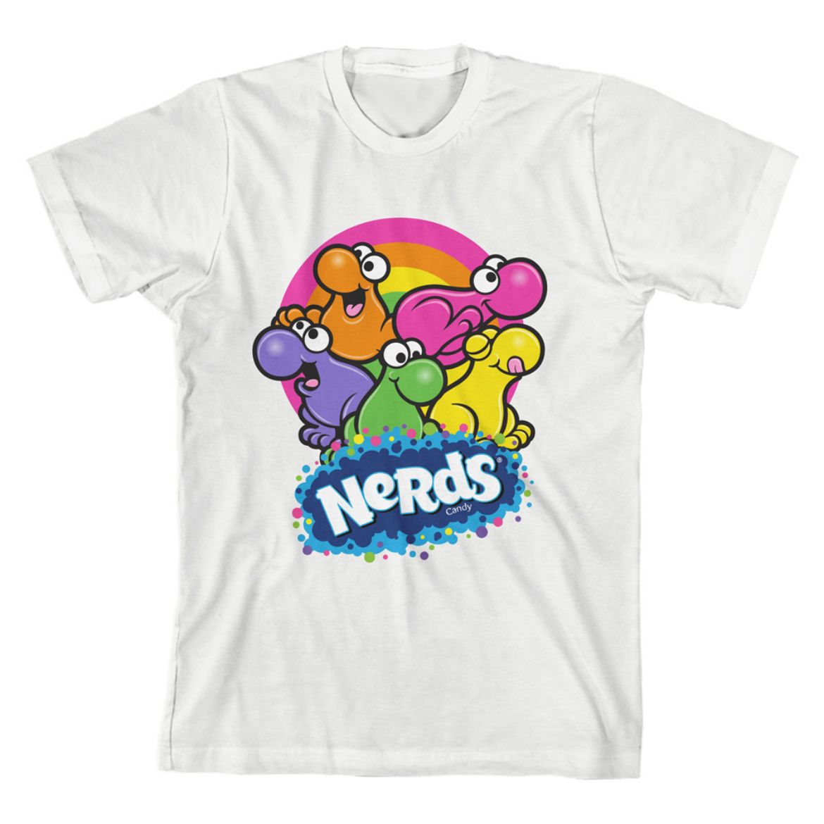 Picture of Nerds Colorful Rainbow Unisex Youth Tee