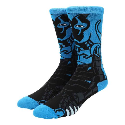 Picture of DC Comics Justice League Blue Beetle Animigos 360 Character Socks
