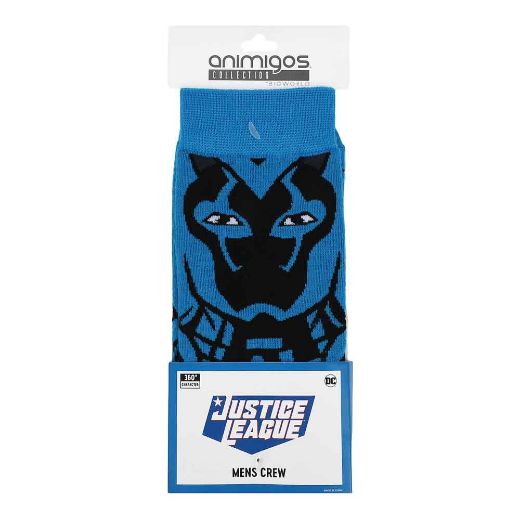 Picture of DC Comics Justice League Blue Beetle Animigos 360 Character Socks