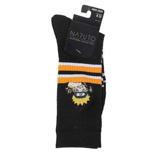 Picture of Naruto Peek-a-boo Embroidered Crew Socks