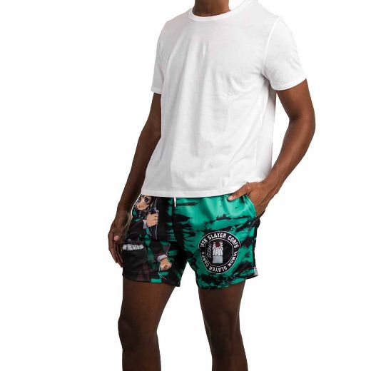 Picture of Demon Slayer Corps Tanjiro Sublimated Active Shorts