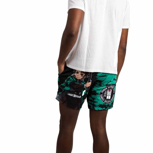 Picture of Demon Slayer Corps Tanjiro Sublimated Active Shorts