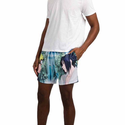 Picture of Naruto & Sasuke Sublimated Active Shorts