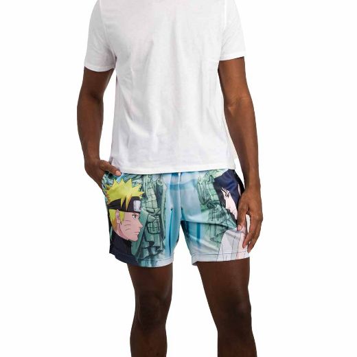 Picture of Naruto & Sasuke Sublimated Active Shorts