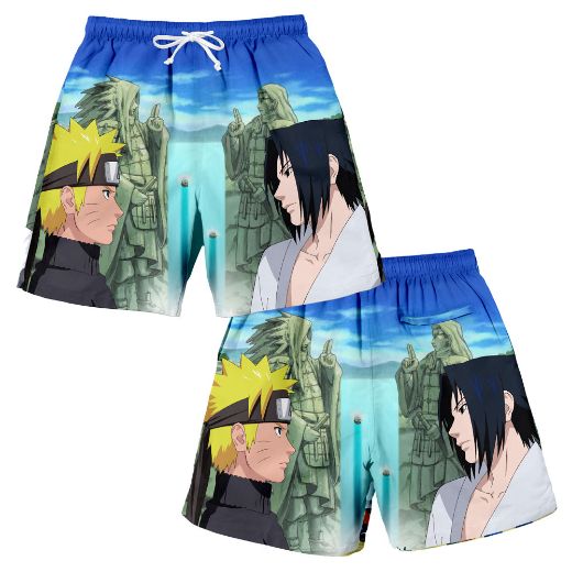 Picture of Naruto & Sasuke Sublimated Active Shorts