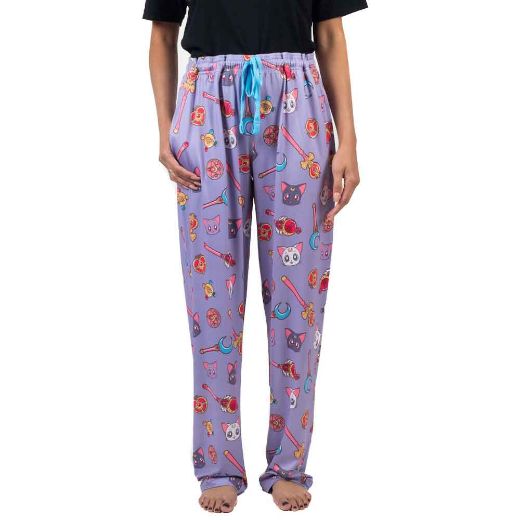 Picture of Sailor Moon Crystal Luna & Artemis AOP Pre-pack Lounge Pants