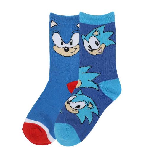 Picture of Sonic the Hedgehog 3D Ears 2 Pair Youth Crew Socks