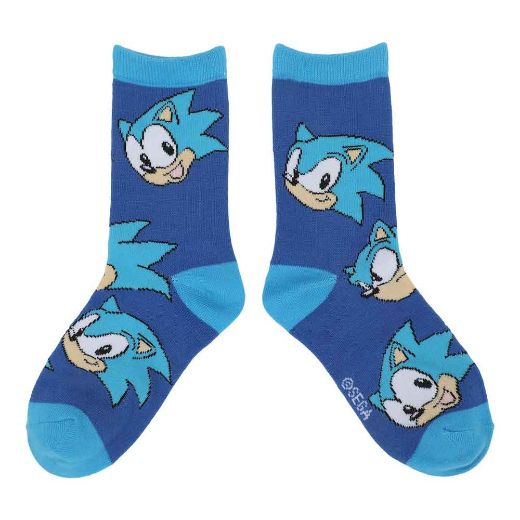 Picture of Sonic the Hedgehog 3D Ears 2 Pair Youth Crew Socks