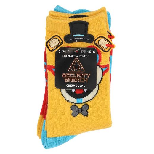 Picture of Five Nights at Freddy's 3D 2 Pair Youth Crew Socks