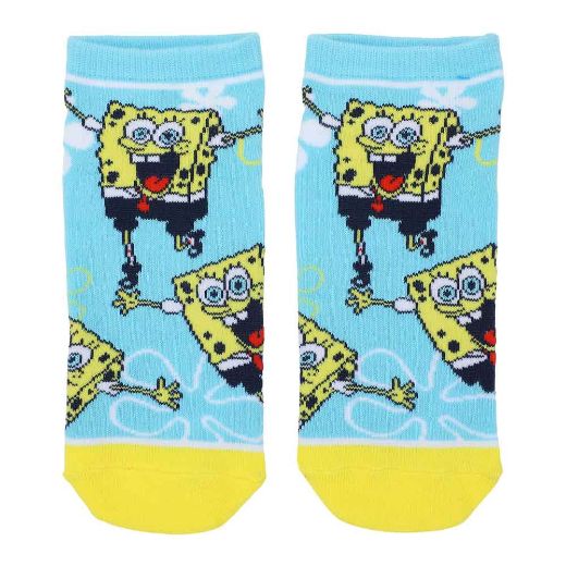 Picture of SpongeBob Squarepants 5 Pair Ankle Socks