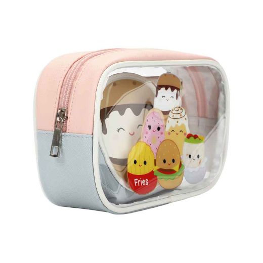 Picture of Squishmallows Food Squad Travel Cosmetic Bags - Set of 3