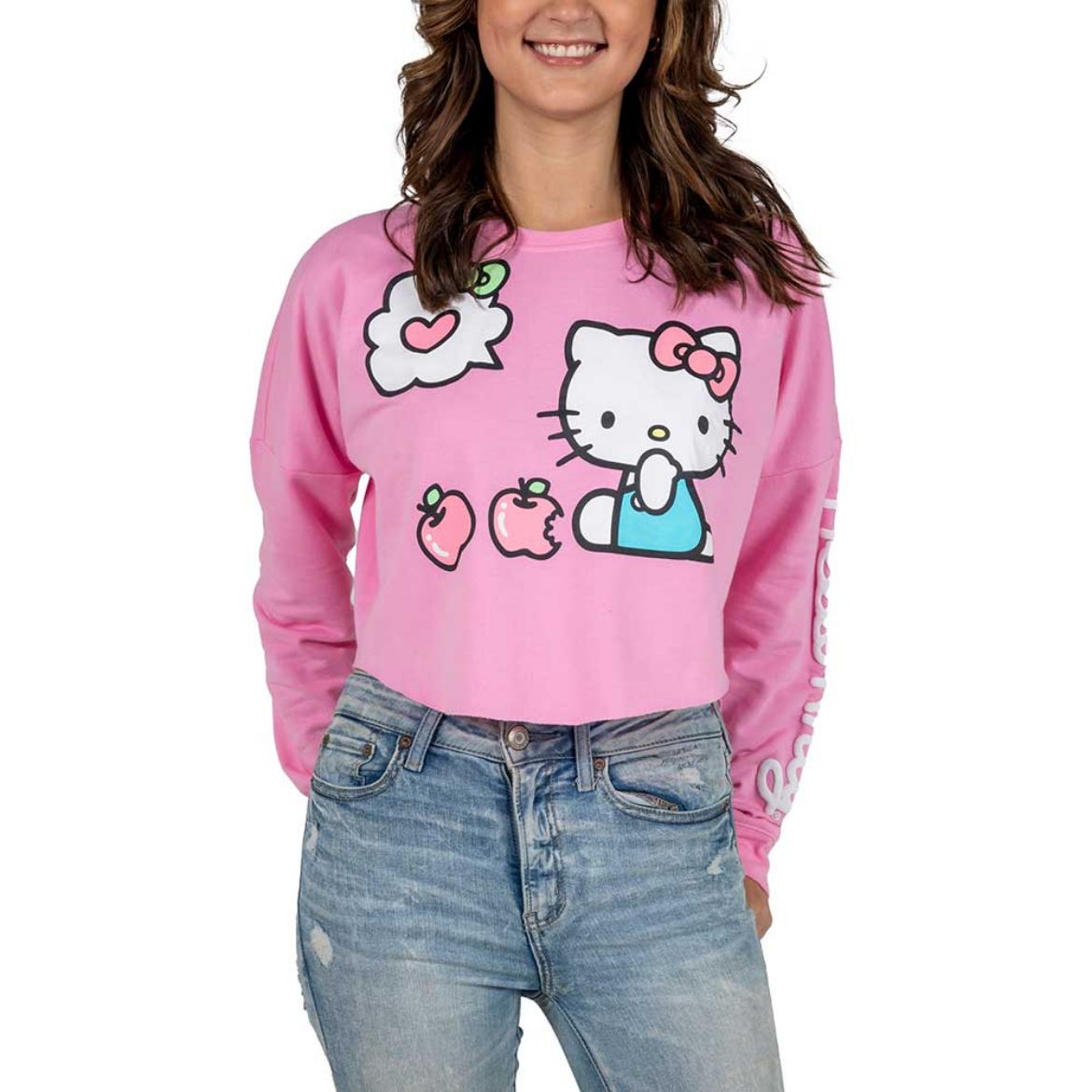Wish Girl Cropped Sweatshirt Wish Girl Cropped Sweatshirt