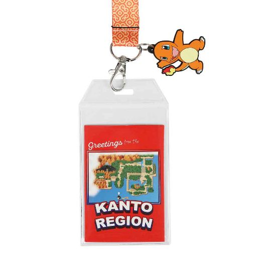 Picture of Pokemon Faces Charmander Kanto Region Lanyard