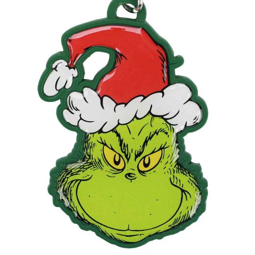 Picture of Dr. Seuss The Grinch Pom Wristlet Keychain