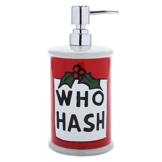 Picture of Dr. Seuss The Grinch Who Hash 24 oz. Ceramic Soap Dispenser