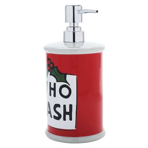 Picture of Dr. Seuss The Grinch Who Hash 24 oz. Ceramic Soap Dispenser