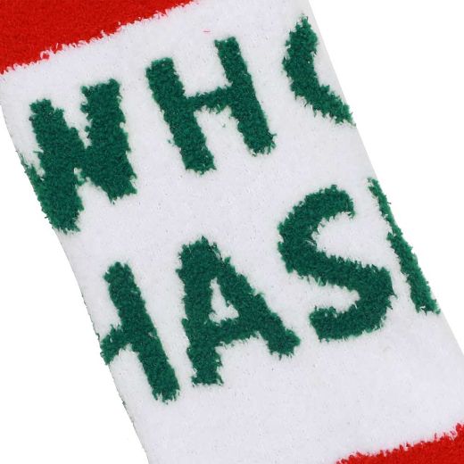 Picture of Dr. Seuss The Grinch Chenille 3 Pair Ankle Socks