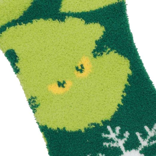 Picture of Dr. Seuss The Grinch Chenille 3 Pair Ankle Socks